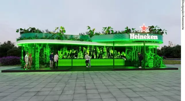Heineken instala bar futurista no Rock in Rio Brasil 2022